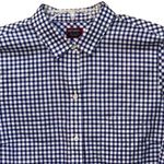 UNTUCKit Gattinara Plaid‎ Long Sleeve Button Down Casual Dress Shirt Cotton SZ 8 Blue Photo 1