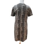 MNG Casual Brown & Off White Snakeskin Button Front V Photo 4