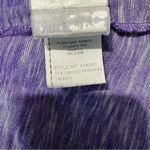 Puma Purple Athletic Sporty Muscle Women Shirt with Printed Logo Size S Photo 10