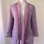 Robert Graham Purple & Pink Plaid Lightweight Single Breasted Blazer Size M Photo 1