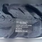 Carlisle Women’s Vtg Black Pencil Skirt w Blue Floral Genuine Leather Design-8 Photo 2