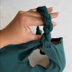 Shade & Shore  Green One-Shoulder Bikini Top Photo 5