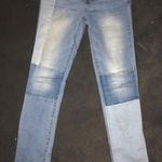 American Eagle Outfitters Patch Jeans Blue Size 4 Photo 0