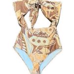 Mara Hoffman NWT  Maddy One-Piece Swimsuit High waisted Cut Outs Adjustable Photo 0