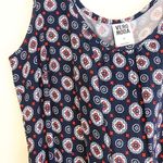 VERO MODA  Navy Blue Medallion Midi Dress Photo 1