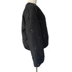 Sleeper  Faux Pearl‎ Puffer Cropped Jacket Black Size S/M Photo 6