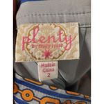 Plenty by Tracy Reese Anthropologie size 2 Pencil Skirt Gray Blue Orange Orange Photo 2