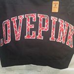 PINK - Victoria's Secret New VS PINK 2022 Black with Plaid Logo Weekender Tote Shoulder Bag Photo 0