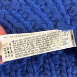 English Factory  Cobalt Blue Chunky Knit Women’s Sweater Vest Acrylic Material M Photo 7