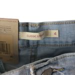 Levi's Light Wash Classic Straight Mid Rise Stretch Denim Womens Jeans Size 4 Photo 1