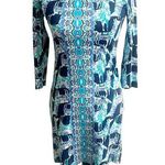 Lilly Pulitzer  Beacon Alpaca My Bags Blue Mini Dress Size XXS Pima Cotton Photo 0