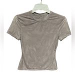 SIR. Jacques Mesh Fitted Tee Silver Size 2 Photo 1