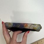 Hobo International Wristlet Key ID Holder Fold Over Snap Snakeskin Embossed Photo 12