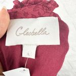 Cleobella  Dixie Mini Dress Size Small Red Kerala Block Print NWT Long Sleeve Photo 13