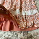 Floral Lace Trim Mini Dress Photo 6