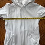 Athleta Triumph Zip up White Hoodie Photo 9