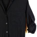 Bella Dahl  Jumpsuit Womens S Black Roll Sleeve Utility Lyocell Rock Grunge Boho Photo 6