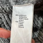 Kensie  grey wool blend chunky knit funnel turtleneck pullovers sweater medium Photo 2