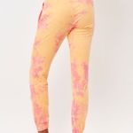 frankie's bikinis Aiden Sweatpant Tie Dye Size XS Pink Orange Photo 4