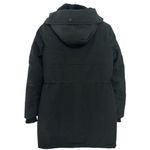 BCBGeneration BCBG Black Parka XS Mid-Length Faux Fur Hood Designer Luxury Puffer Coat Jacket Photo 1