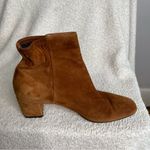 Gianvito Rossi  Camel Suede Block Heel Mid Glove Bootie Size‎ 37 Photo 6
