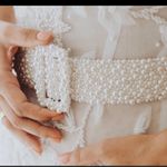Custom fresh water pearl bridal belt Photo 1