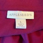 appleseed's Appleseed’s Women’s Lg Magenta Casual Blazer Jacket Button Front Collar Unlined Photo 2