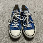 Converse All Star Low Top Sneakers Womens Size 7 Men 5 Blue Lace Up Shoes Photo 0
