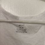 Aerie Brand‎ New  Ribbed Henley Button Tank Top White Size Medium Sleeveless Photo 2