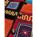 Allure Blazer Jacket Womens 2X Embroidered Colorblock Artsy Vintage Coogie Style Photo 6