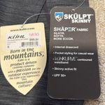 Kuhl NWT  Skulpt Skinny charcoal knit pants sz S Photo 4