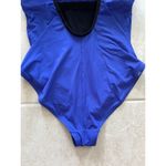 JAG Swimsuit Womens 12 Blue Black One Piece Slimming Beach Coastal Tropical Swim Photo 6