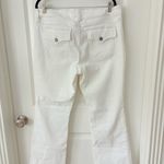 Kut From The Kloth  White Raw Hem Flared Jeans 14 NWT Photo 3