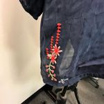 Johnny Was Blouse Embroidered Floral size md Photo 4