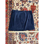 J.Crew Crew Navy Corduroy Mini Skirt NWT Re-Imagined Cotton Zip Back Size 6 Photo 4