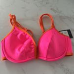 Kate Spade Underwire Contrast NWT
Trim Bikini Swimsuit Radiant
Pink Orange Photo 9