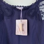 Savage X Fenty Womens A Peak Behind The Lace Cami Top Tanking Blue 2X Size XXL Photo 2