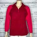 Columbia  Size 1X Pink Glacial IV Half Zip Pullover Fleece Jacket Photo 1