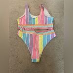 SheIn  Rainbow Bikini Size Large Photo 4