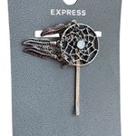 EXPRESS  Silver and Blue Dreamcatcher Brooch Photo 1