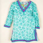Gretchen Scott Coral reef tunic top Green Size M Photo 9