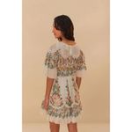 Farm Rio Sweet Bloom Dress Small Mini Bouquet Short Sleeve Eyelet Lace Garden Photo 6