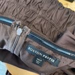 Boston Proper  Womens High Neck‎ Tiered Open Back Maxi Dress Brown Size 8 NWT Photo 8