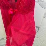 Victoria's Secret Vintage 2006 Victoria’s Secret Sexy Little Things red babydoll lingerie - 36C Photo 2