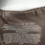 Victoria's Secret  Body By Victoria Push Up Bra Floral Lace Leopard Brown 34D Photo 1