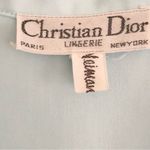 Christian Dior Vintage Lingerie x Neiman Marcus Blue Night Gown M Photo 3