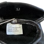 None Deerskin Leather Black Winter Gloves - Size M / 7.5 Photo 4