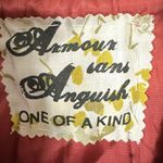 Vintage 70s Velvet Lace Reworked Whimsical Dainty Jacket Size Small Brown Photo 8