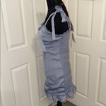 Blush  Light Purple Mini Dress with Ruffle Straps Photo 2