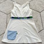 Vintage 70s Handmade Tennis Dress Sleeveless, Tenniscore Preppy Vibes Blue Size M Photo 7